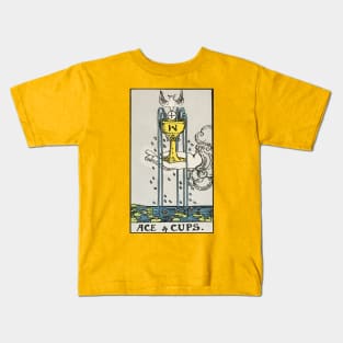 Ace of Cups tarot card Kids T-Shirt